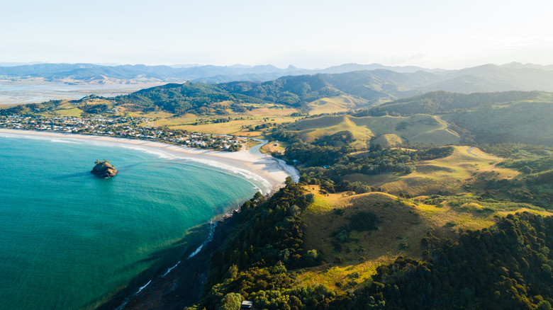 New Chums beach, New Zealand