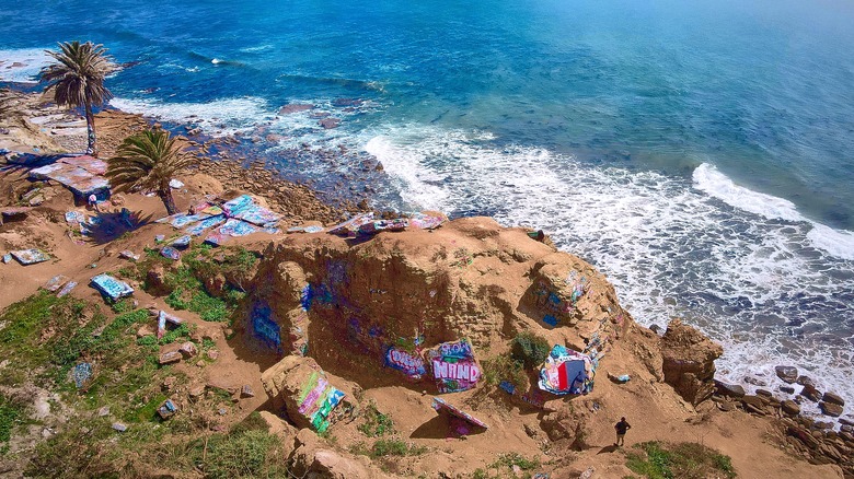 Aeria view of beach