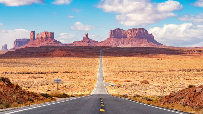 Approaching Monument Valley