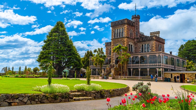 Outside of Larnach Castle