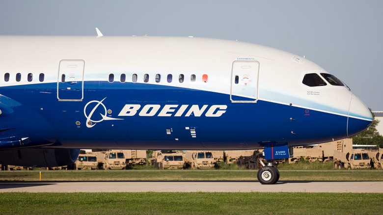A Boeing jet