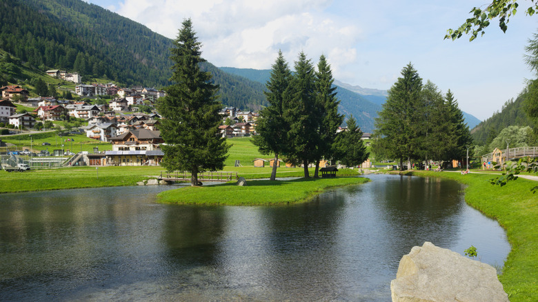 Lake Leonardo in Vermiglio Italy