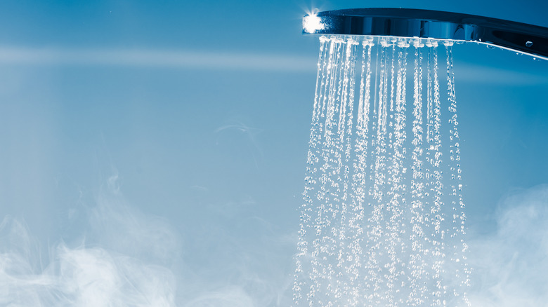 Steamy shower head