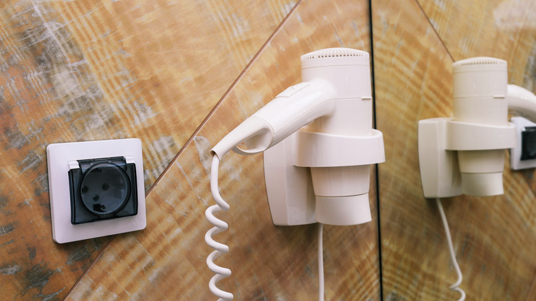 Hotel hair dryer