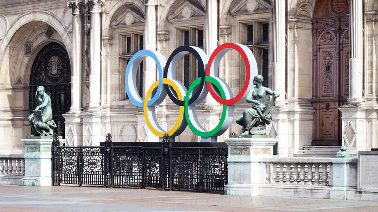 Olympic rings in France