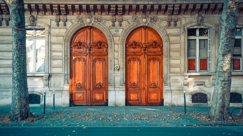 Traditional Parisian door