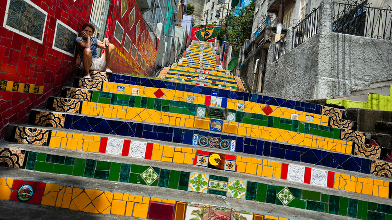 Colorful Selarón Steps in Rio