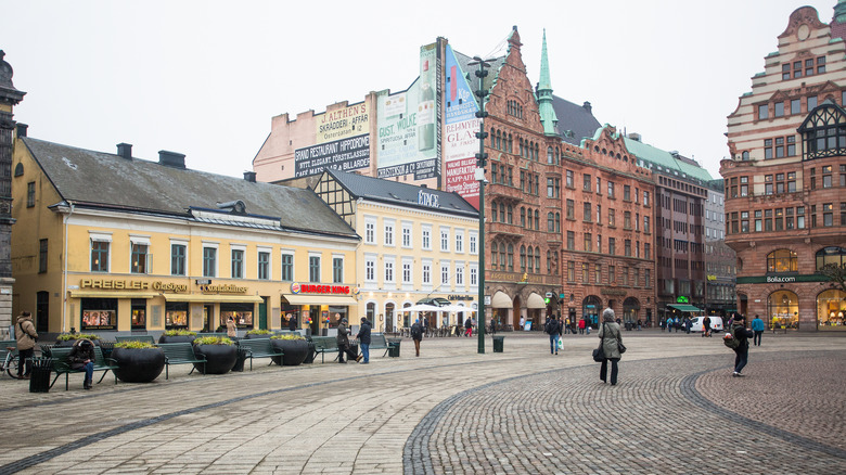 historical buildings in Malmö, Sweden