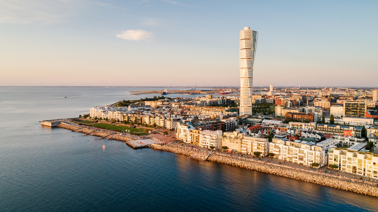 view of Västra Hamnen, Malmö