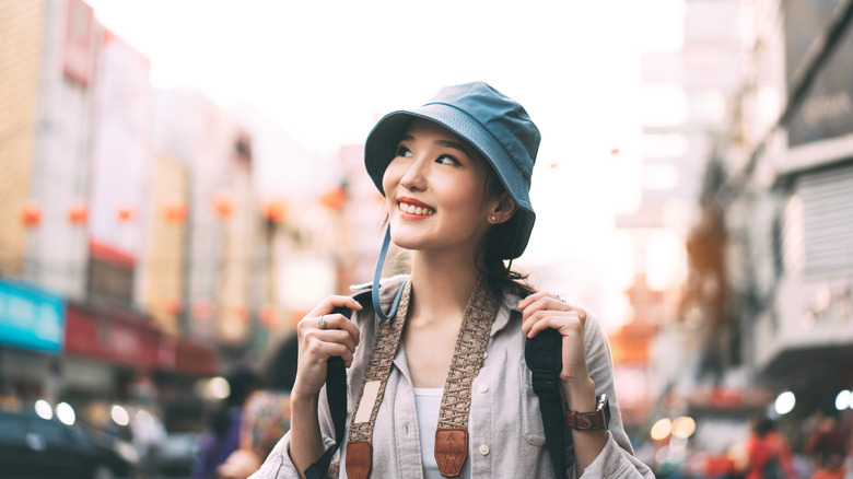 female traveler