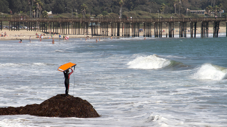 Surfing Ventura Pier