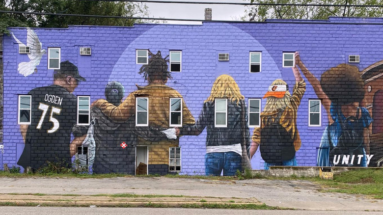 Unity mural in Baltimore
