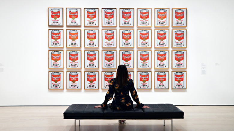 Andy Warhol display at MoMA