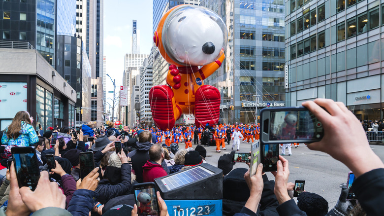 Snoopy at Thanksgiving Day Parade
