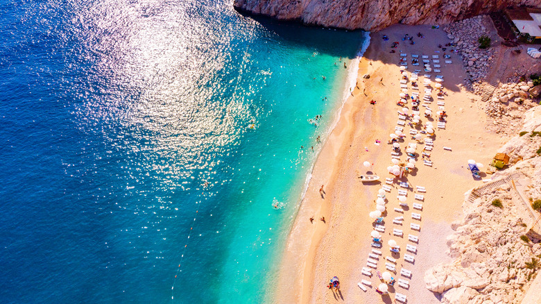 Beach in Antalya, Turkey