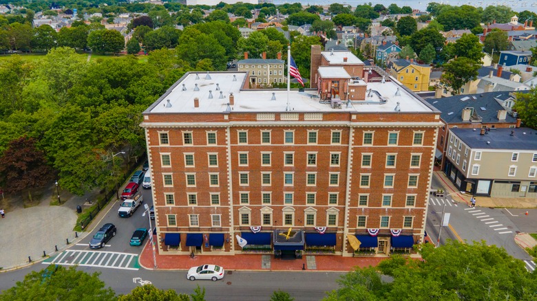 aerial view of Hawthorne Hotel