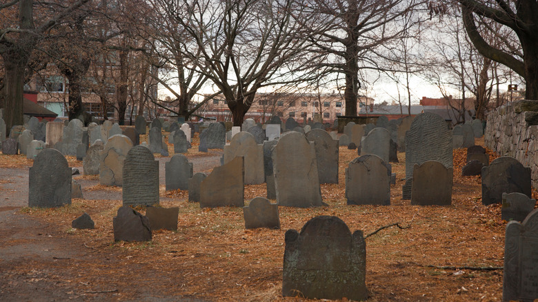 graveyard where accused are buried