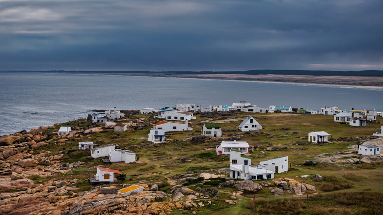 Aerial view of Cabo Polonio, Uruguay