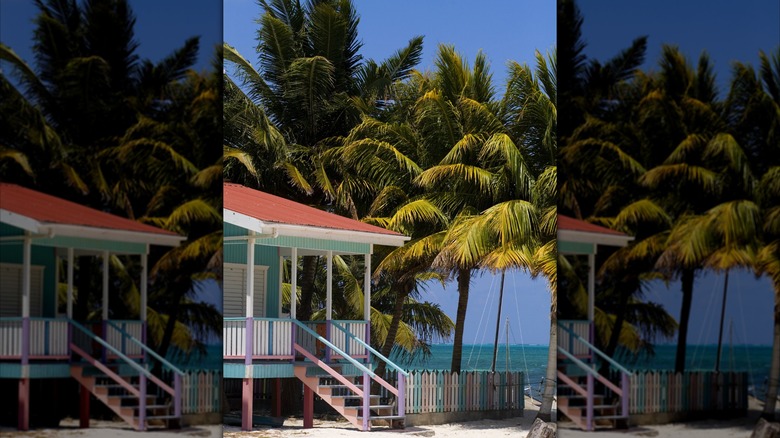 A beachside house in Caye Caulker, Belize