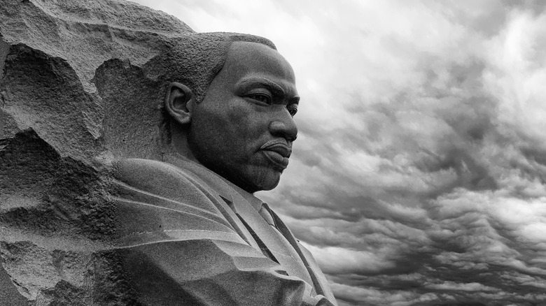 Close-up of MLK Jr. Memorial