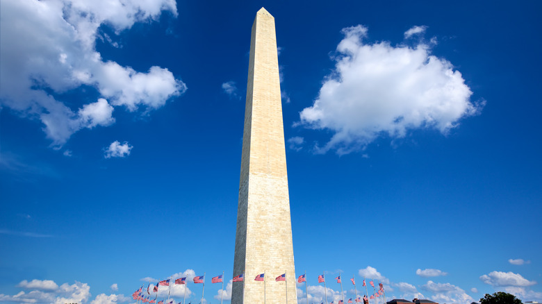 Washington Monument from the ground