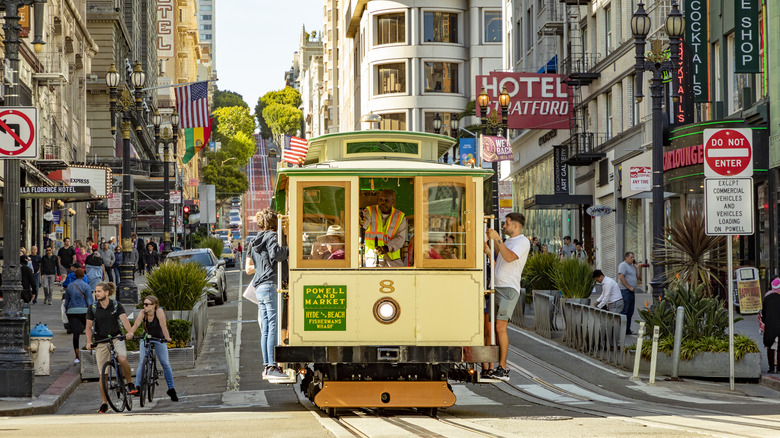 Busy streets of San Francisco