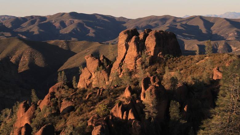 Rock formations in Pinnacles National Park