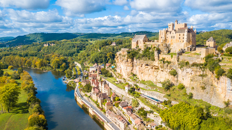 Beynac, France from above