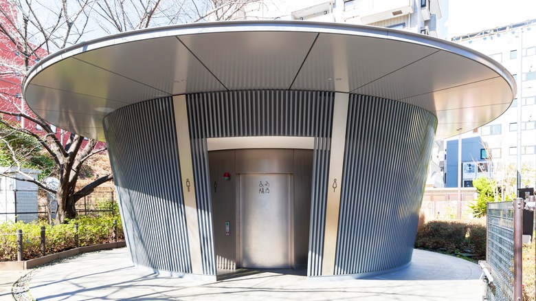 Restroom structure in Tokyo, Japan