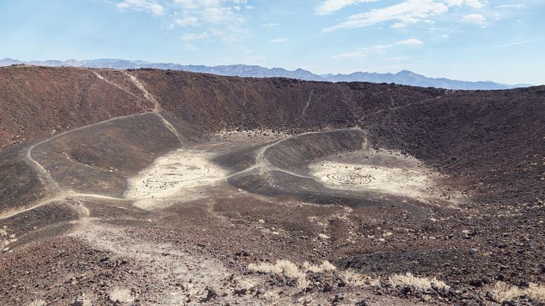 Inside of the Amboy Crater