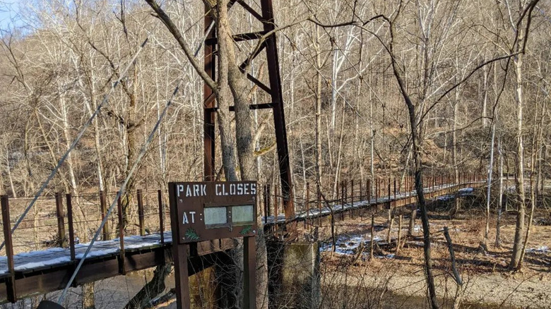 Side view of Patapsco Bridge