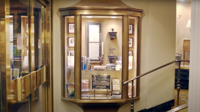 Hotel Monteleone literary memorabilia case