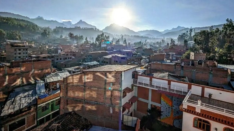 buildings in Hauraz, Peru