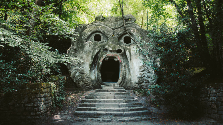 Orcus mouth at Bomarzo