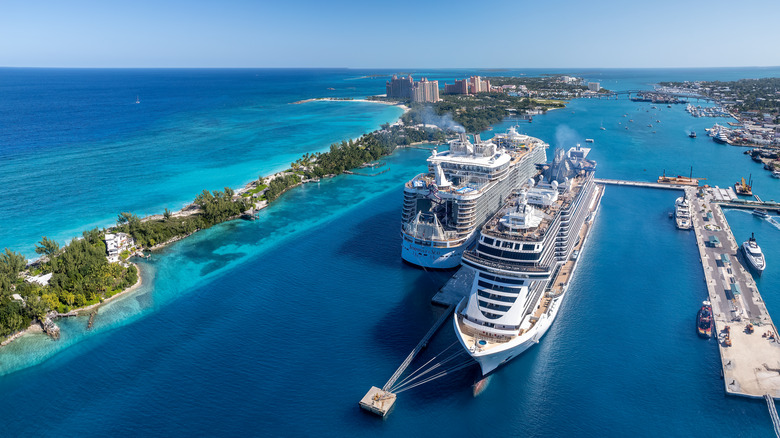 Cruise ship in Nassau, The Bahamas