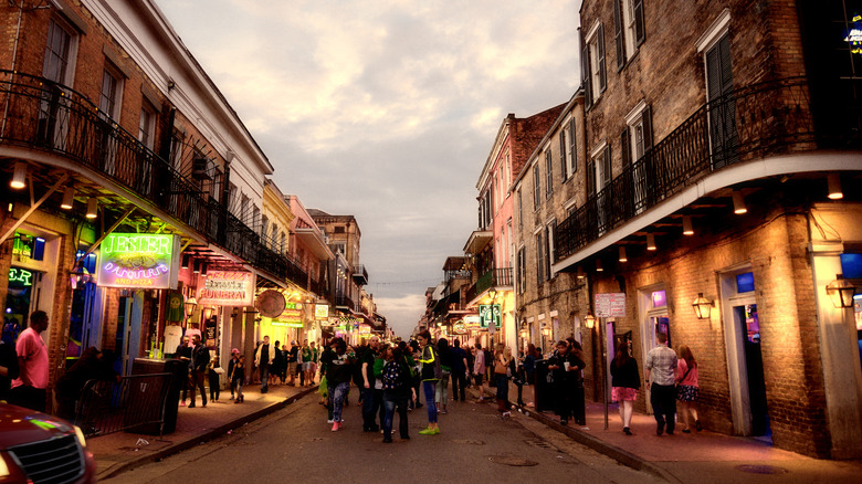 Bourbon Street in New Orleans