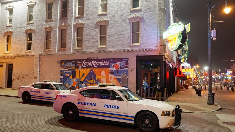 Memphis Beale Street Police Cars