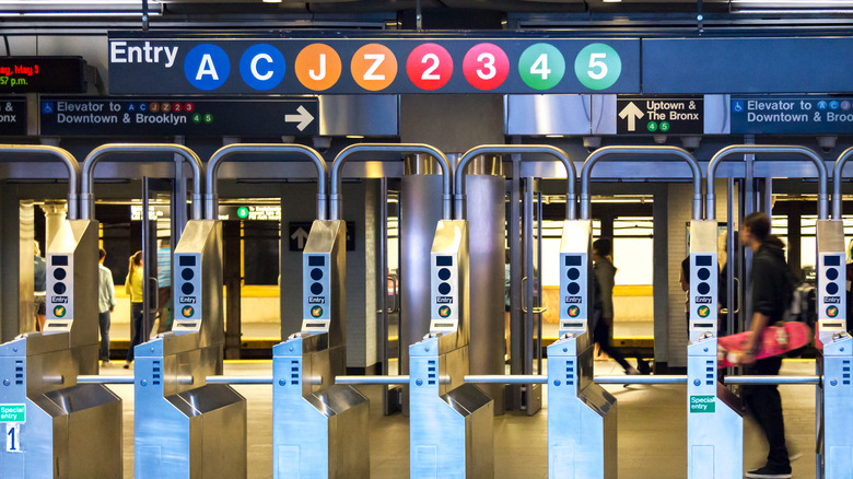 Entrance to NYC subway