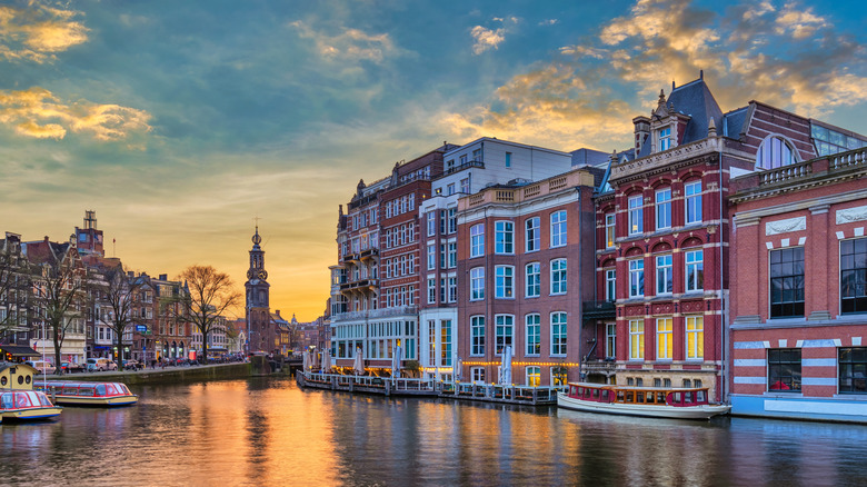 The skyline of Amsterdam