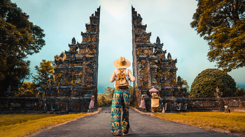 A temple in Bali