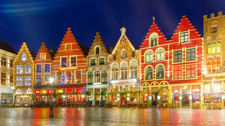 Bruges, Belgium traditional homes