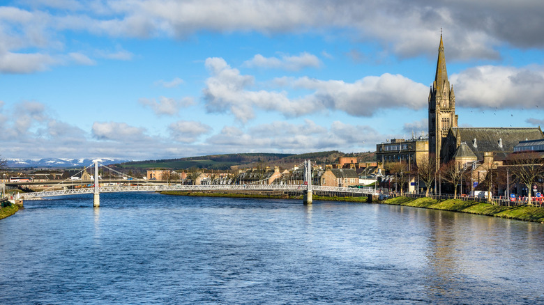 Inverness, Scotland riverfront