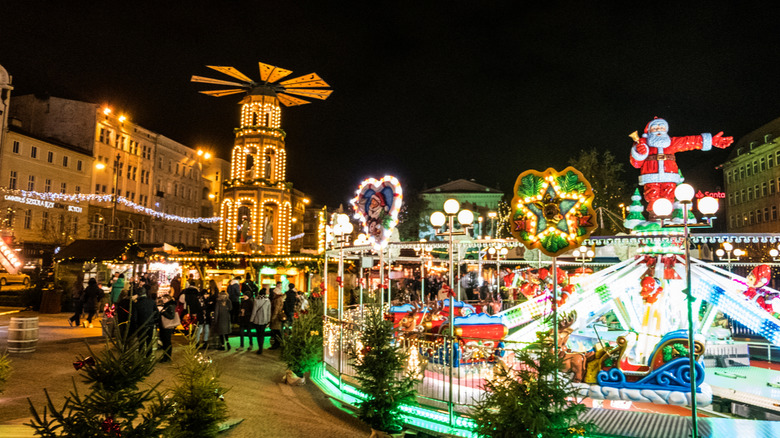 Poznan, Poland Christmas rides 