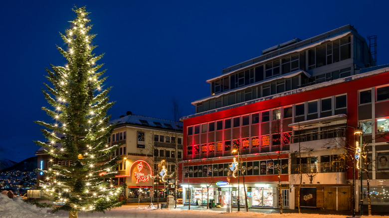 Tromso, Norway decorated tree