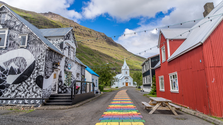 The town of Seyðisfjörður