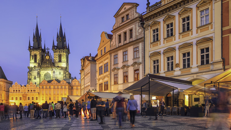 City center in Prague 