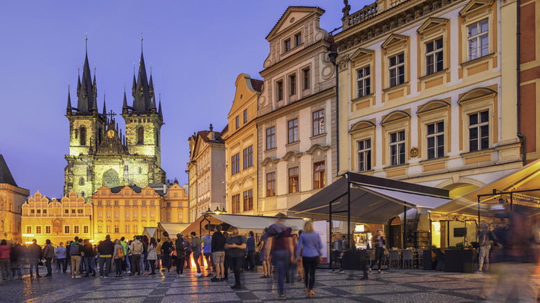 City center in Prague