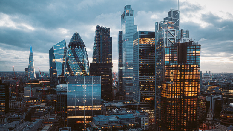 Skyscrapers in London