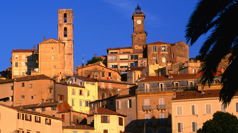 cityscape of grasse, france