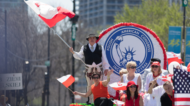 Polish Constitution Day celebration in Chicago, Illinois